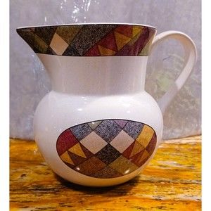 Studio Nova PALM DESERT Y2216 Porcelain Pitcher Designed By Nancy Green Thailand
